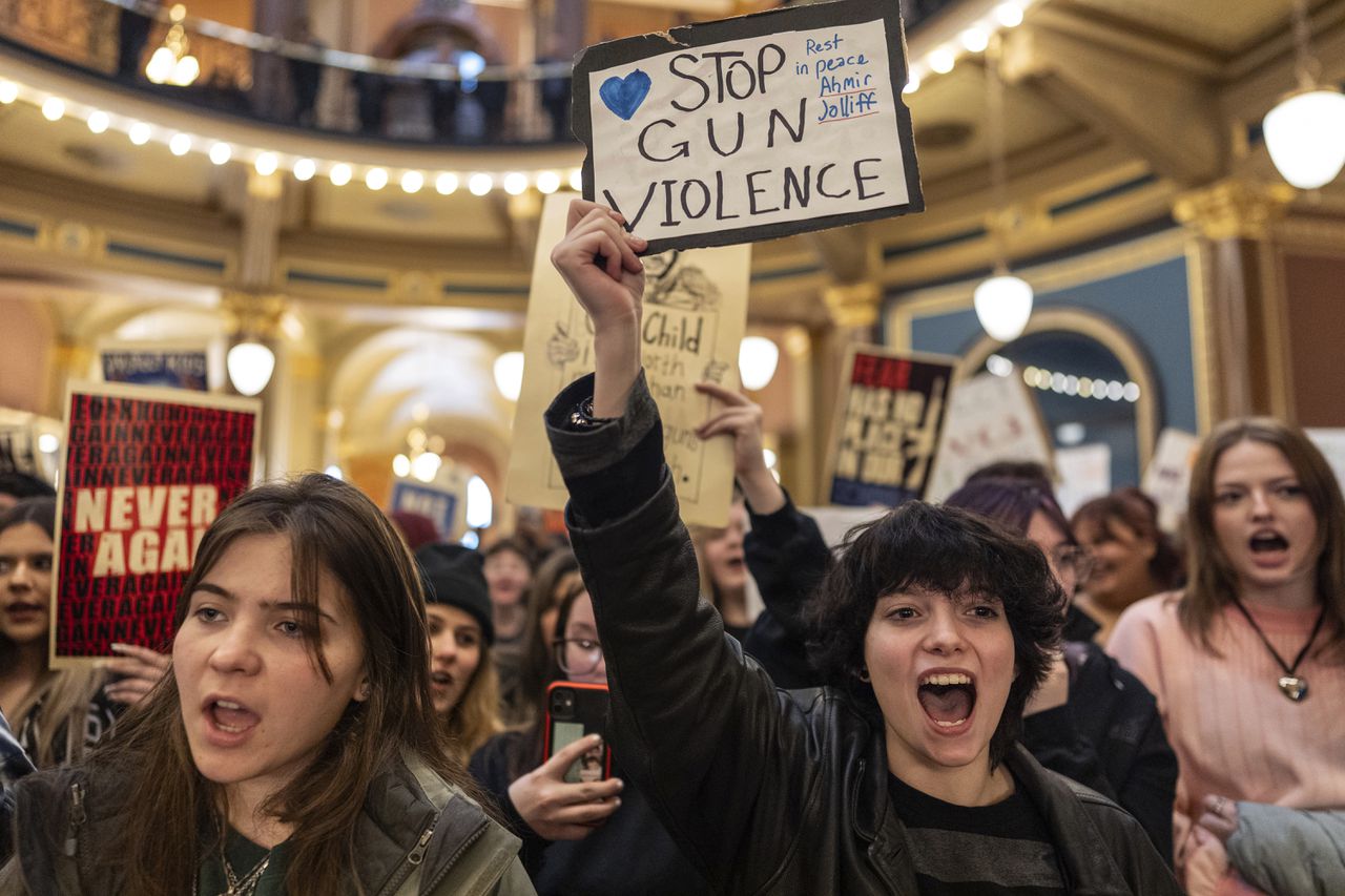 âBullet-shaped holes in our heartsâ: March For Our Lives, student leaders renew call for politicians to end gun violence