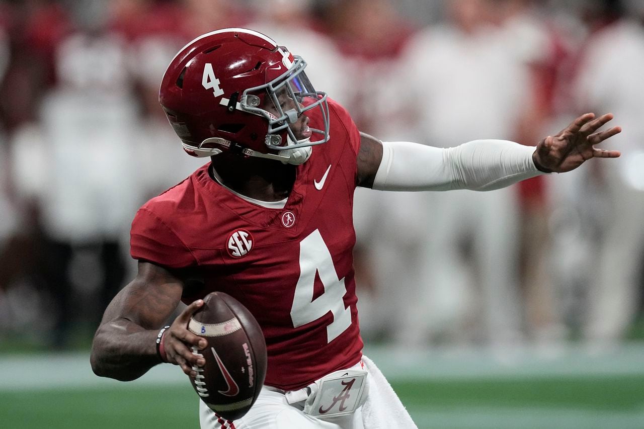 âGameDayâ breaks down Alabama-Michigan, Washington-Texas prop bets, including Jalen Milroe rush total