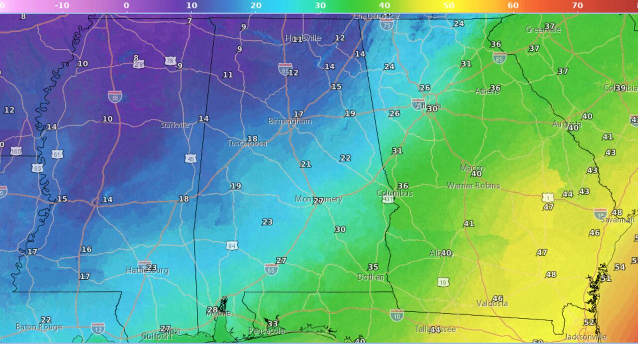 Monday-Tuesday lows