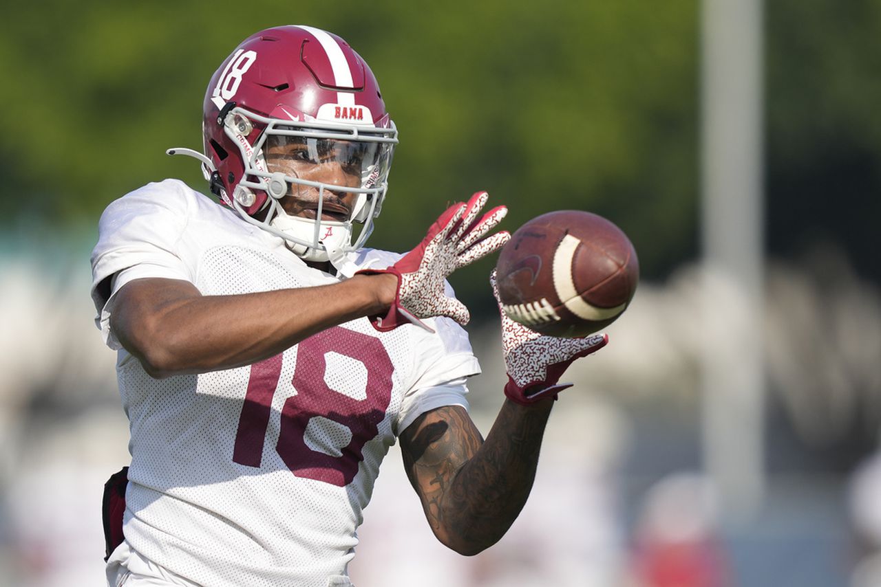 Alabama WR to enter transfer portal day after Rose Bowl, per report