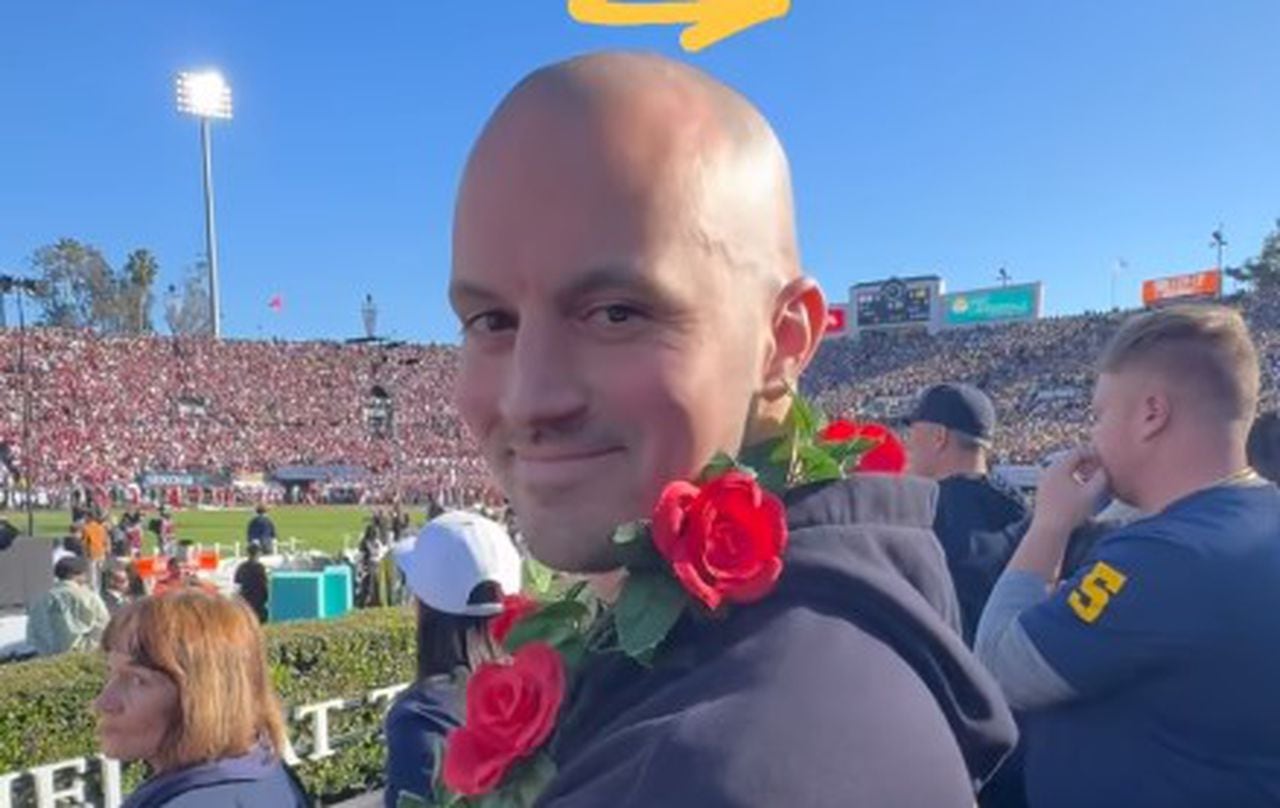 Connor Stalions watched Michiganâs win over Alabama from Rose Bowl stands, per report