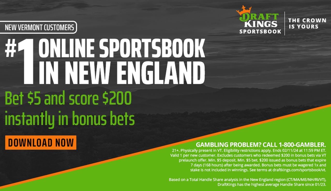 DraftKings Vermont promo code for launch: Bet $5, get $200 in instant bonus bets