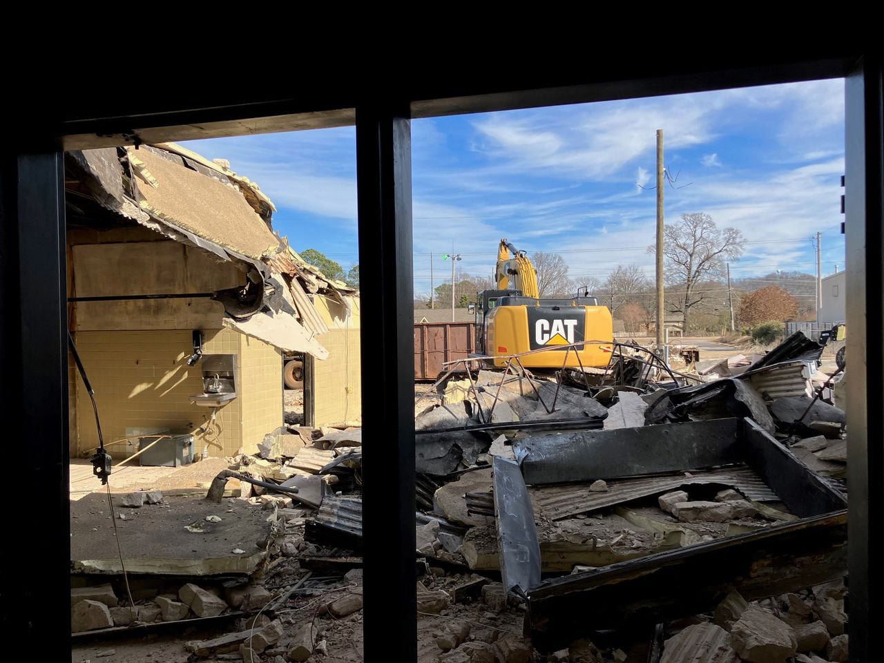 Gibson's Bar-B-Q demolition