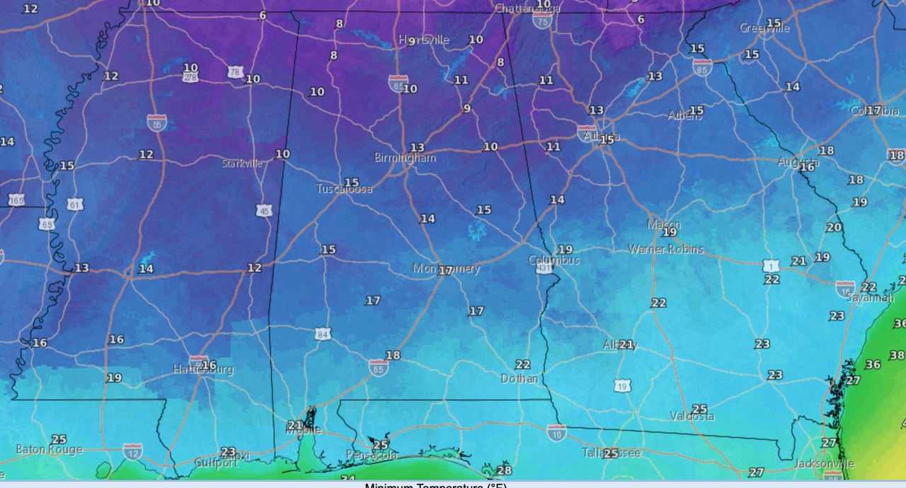 How cold was it last night? One more frigid night ahead