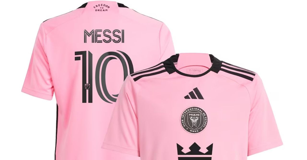 Lionel Messiâs pink Inter Miami jersey just dropped