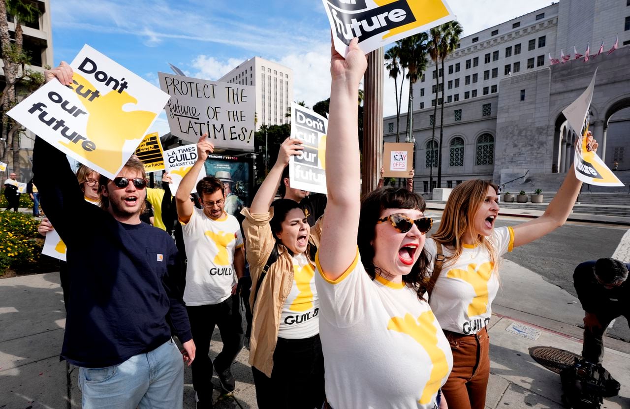 Los Angeles Times lays off one-fourth of newsroom after union walkout