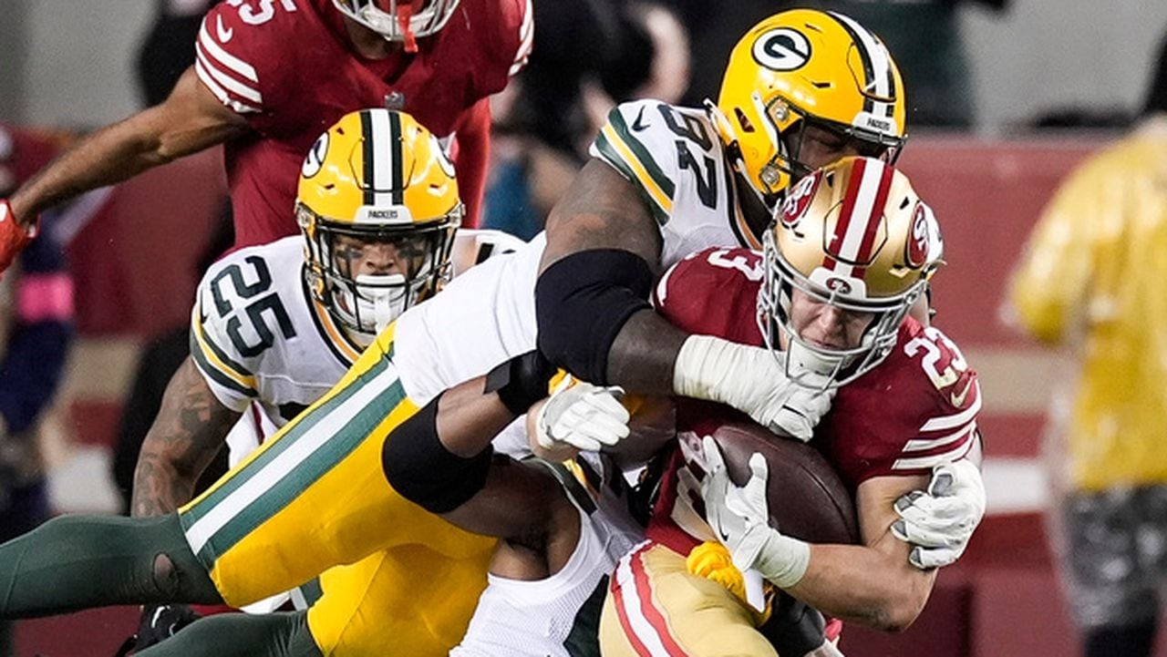 NFL playoffs: San Francisco slips past Green Bay