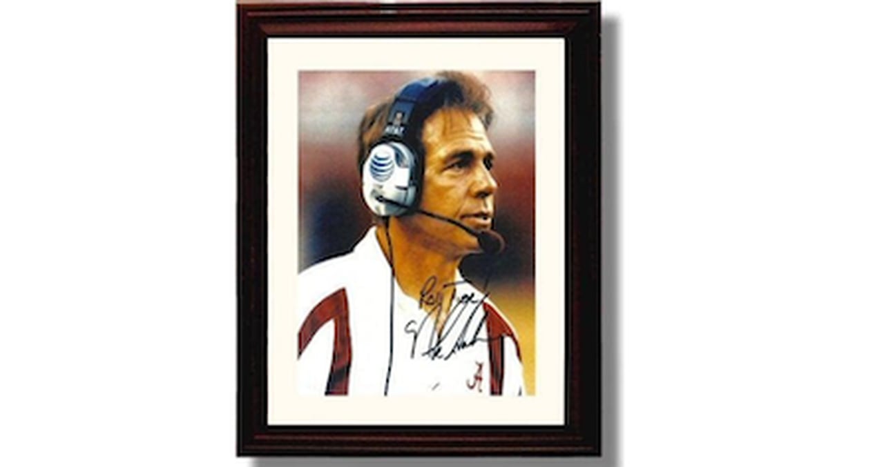 Nick Saban merch, collectibles and memorabilia.