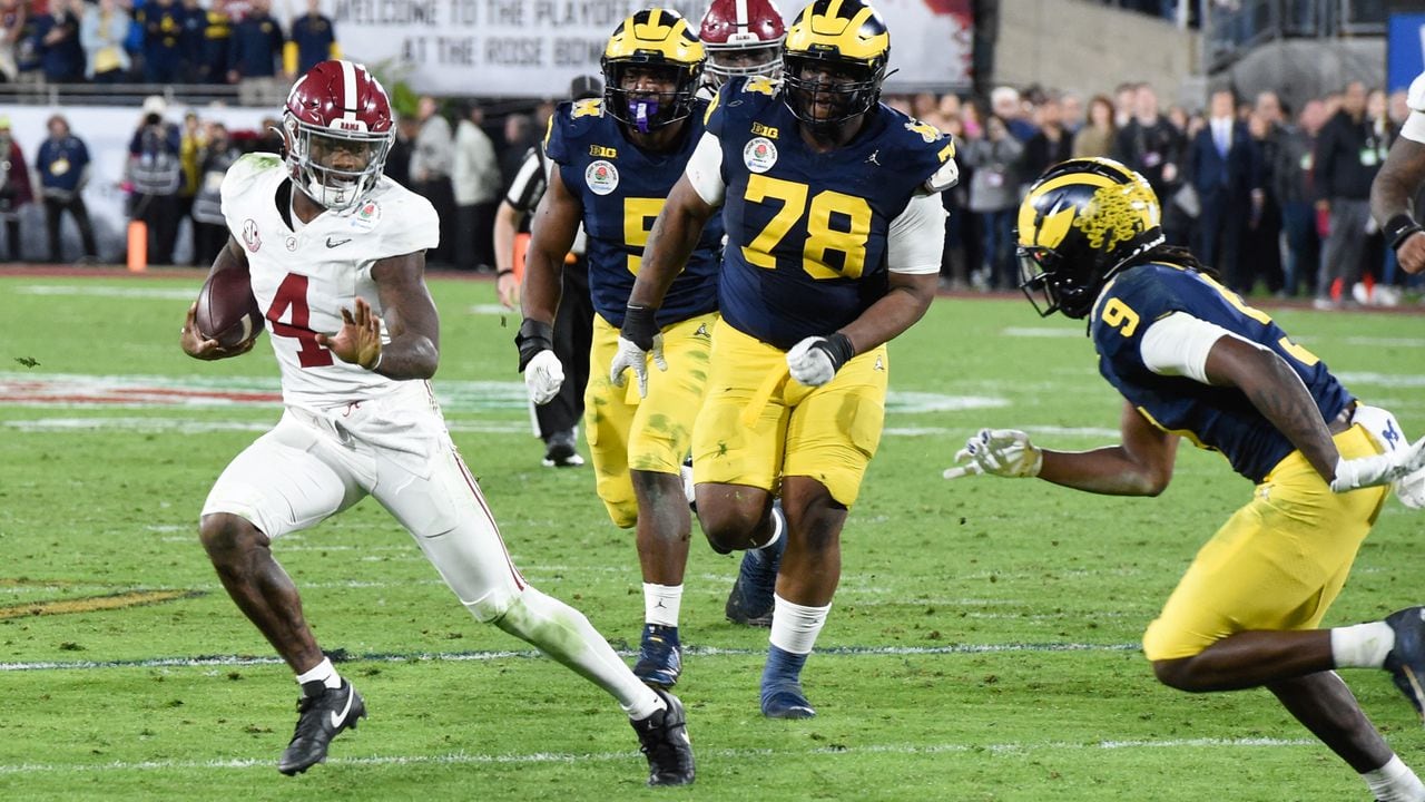 Alabama Football vs. Michigan Rose Bowl 2024