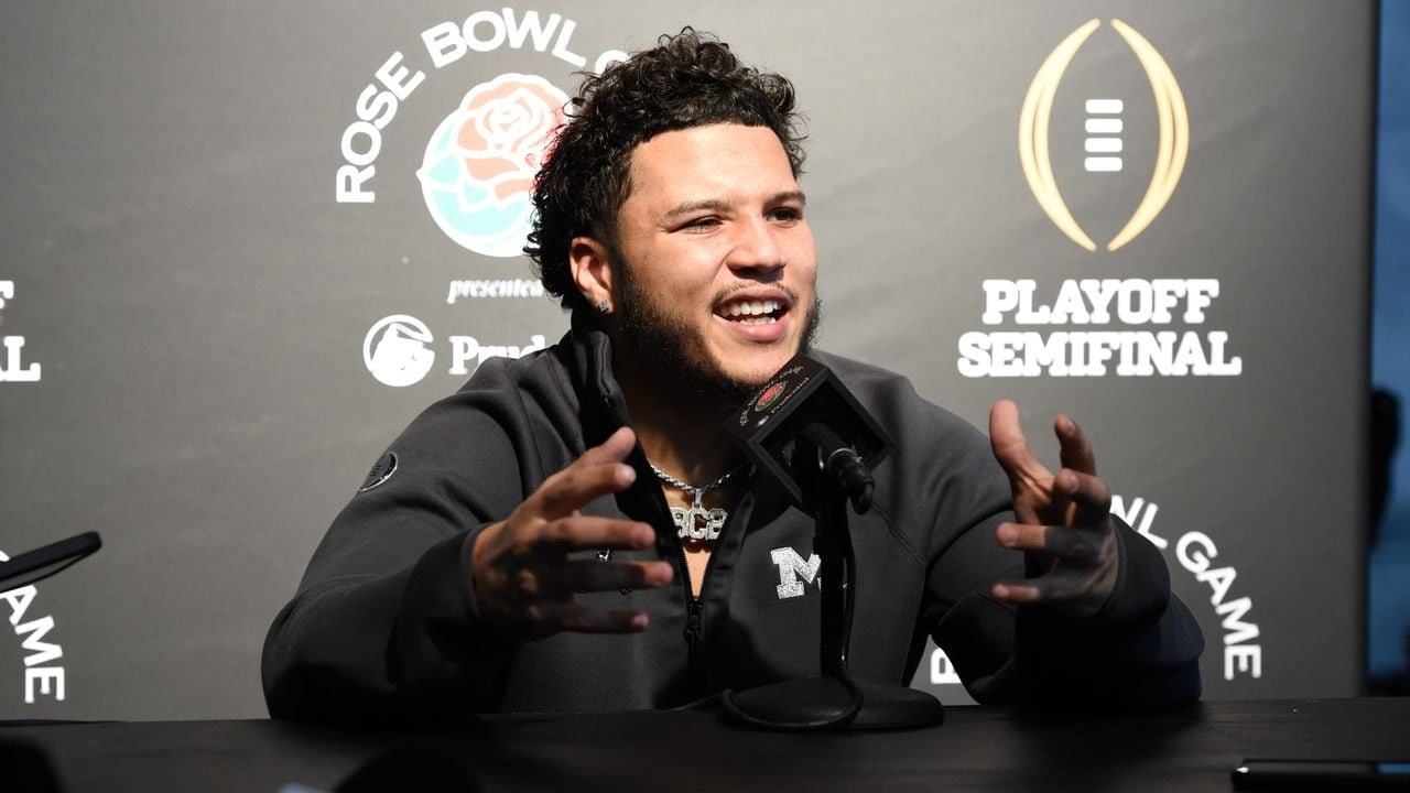 Alabama Michigan Football Rose Bowl Media Day 2023