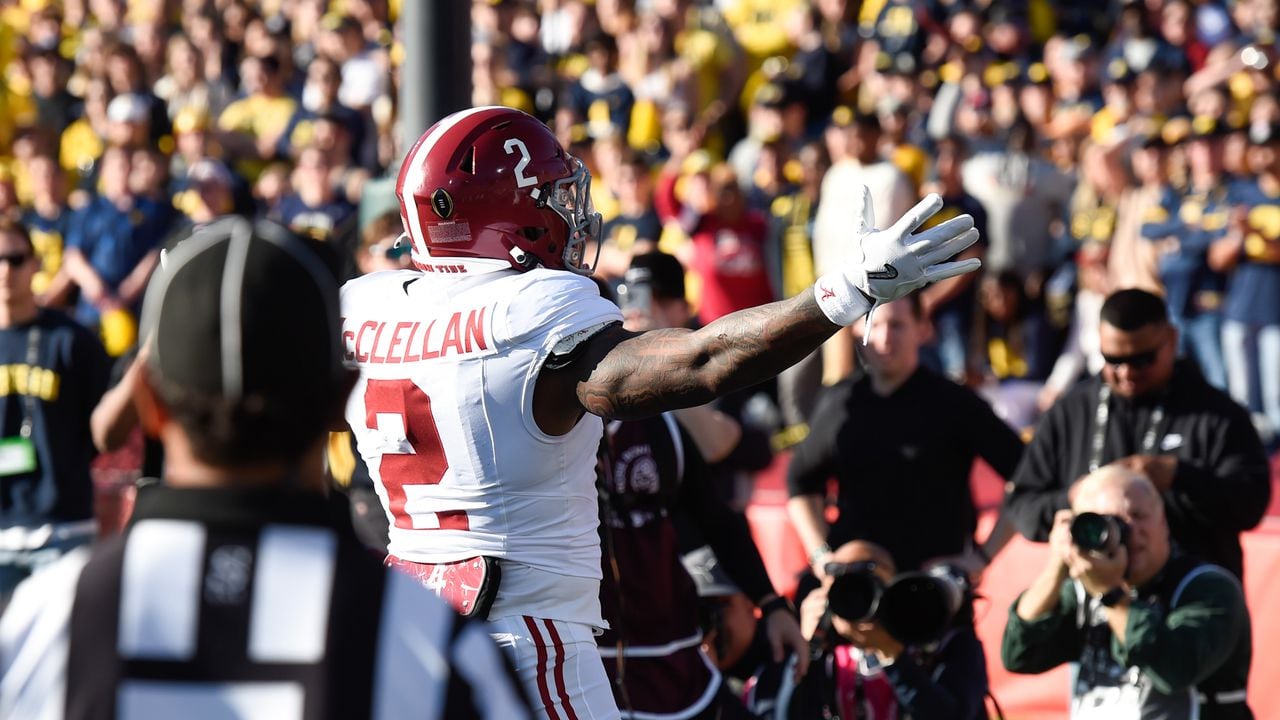 Alabama Football vs. Michigan Rose Bowl 2024