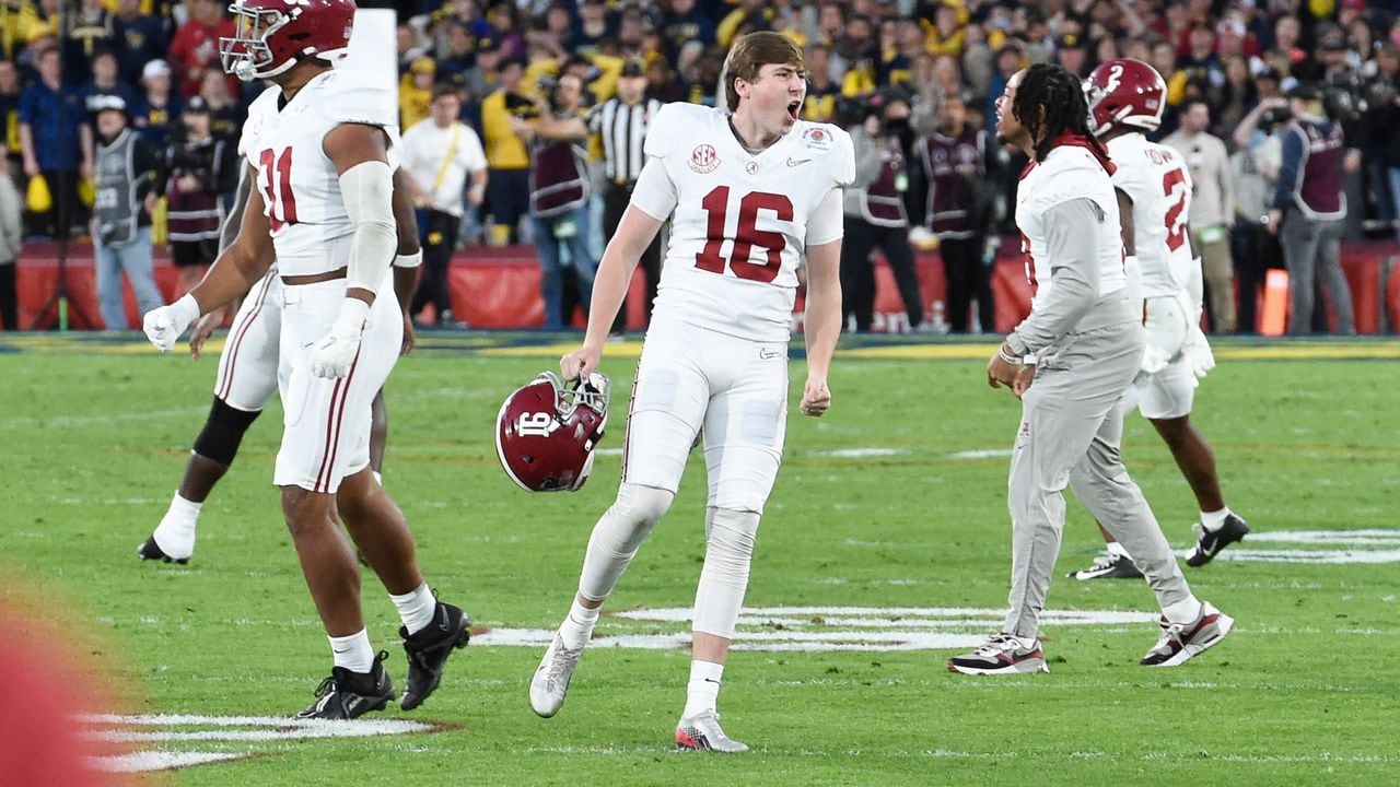 Alabama Football vs. Michigan Rose Bowl 2024