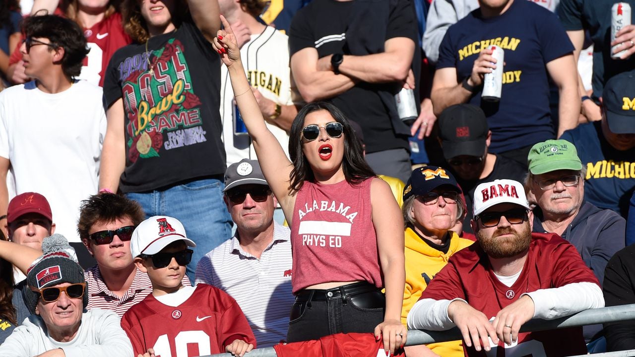 Alabama Football vs. Michigan Rose Bowl 2024