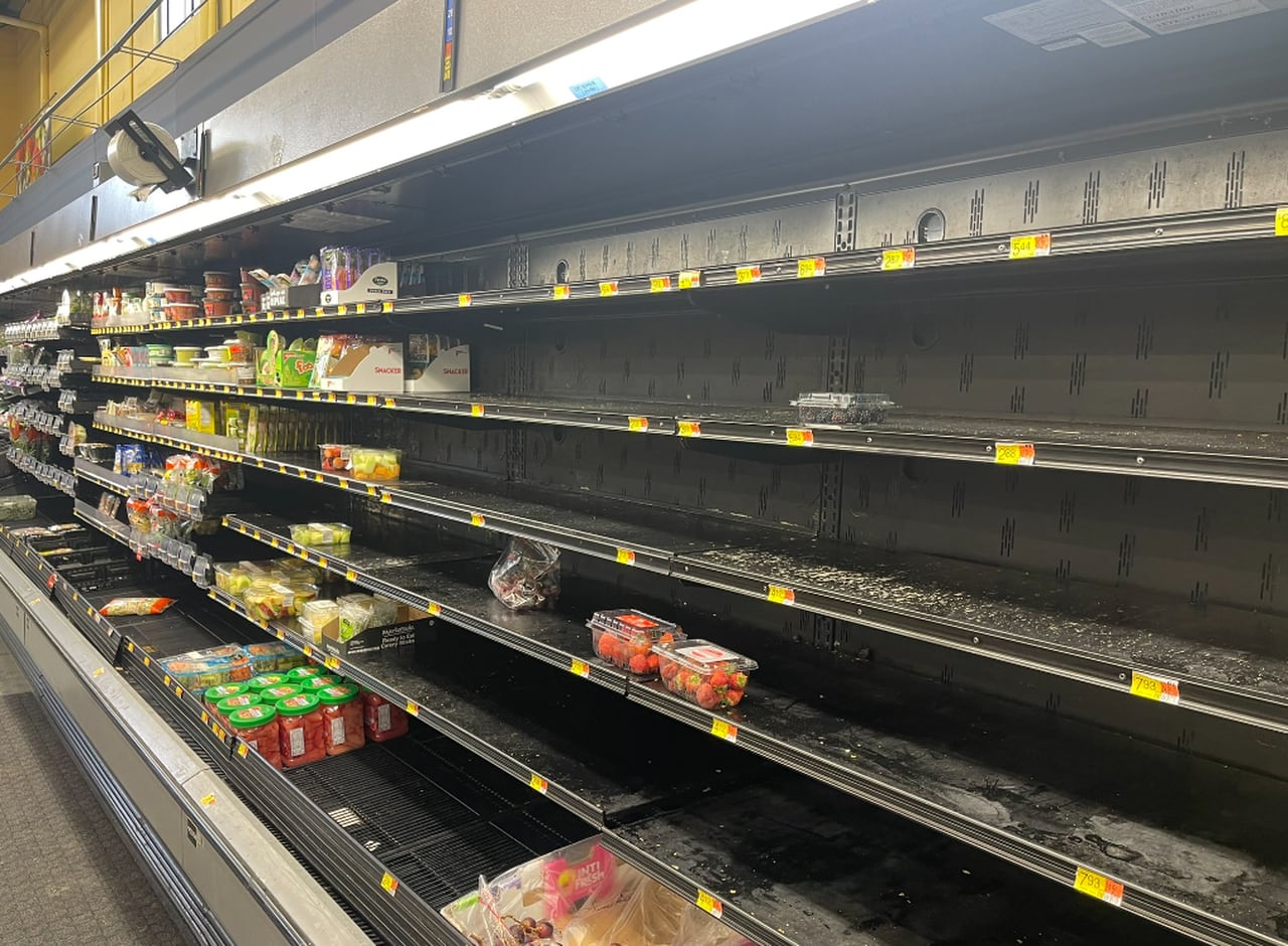 Some Alabama grocery shelves empty as roads stay icy in lingering cold