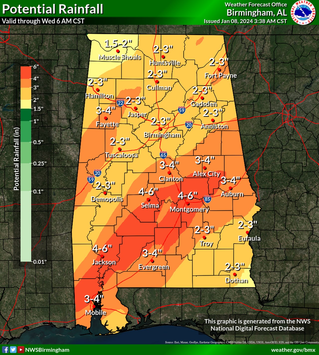 Rainfall outlook