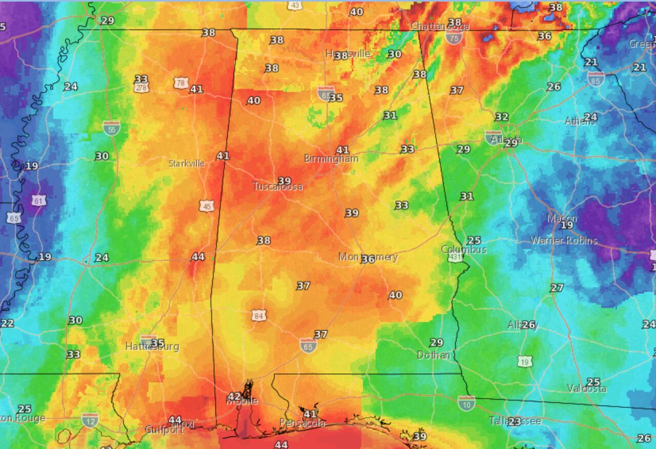 Strong winds expected across Alabama starting Monday