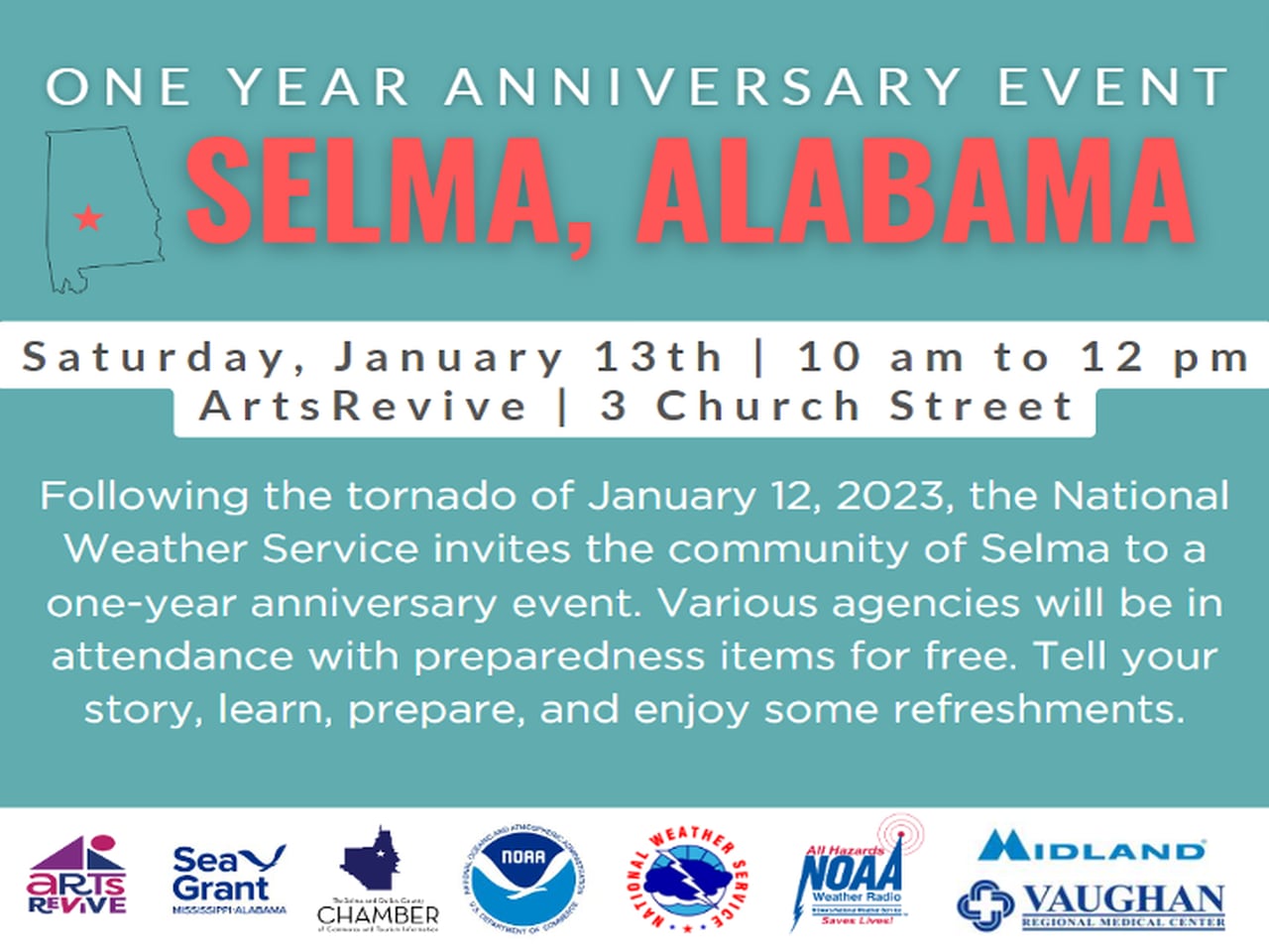 The Selma tornadoes, 1 year later: Looking back at Alabamaâs deadly Jan. 12, 2023 storms