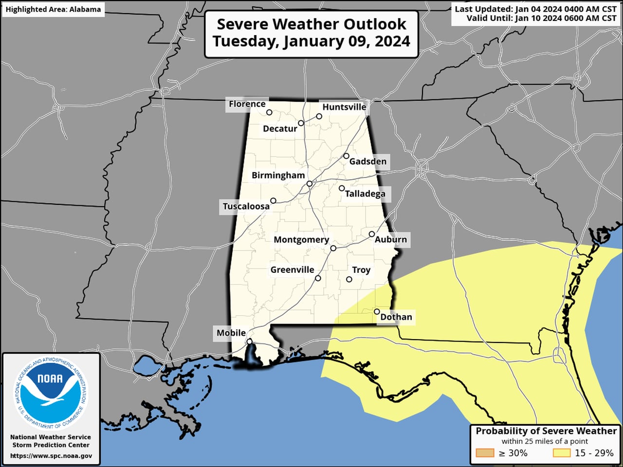 Tuesday severe outlook