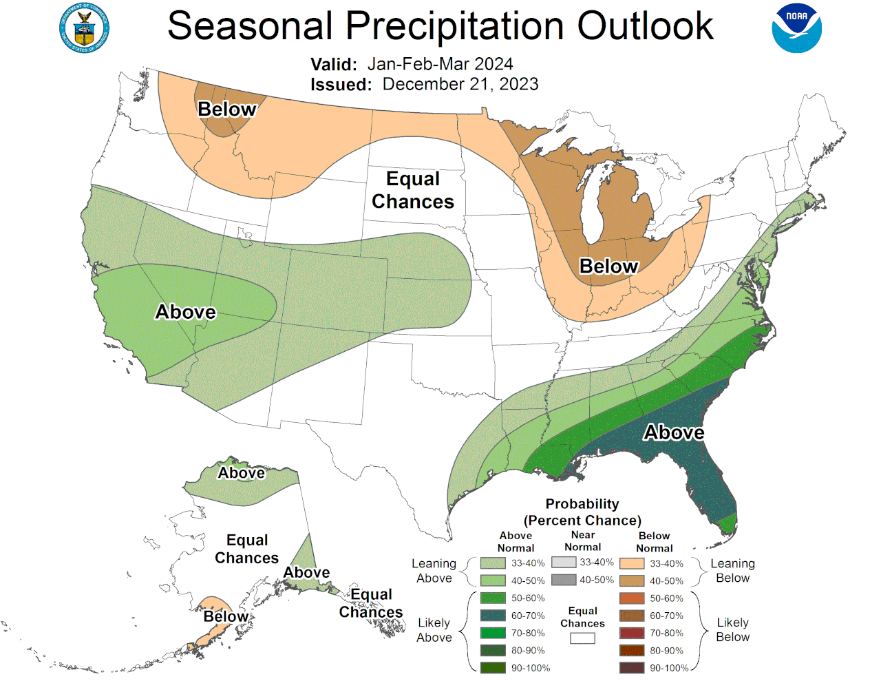 Seasonal precip outlook