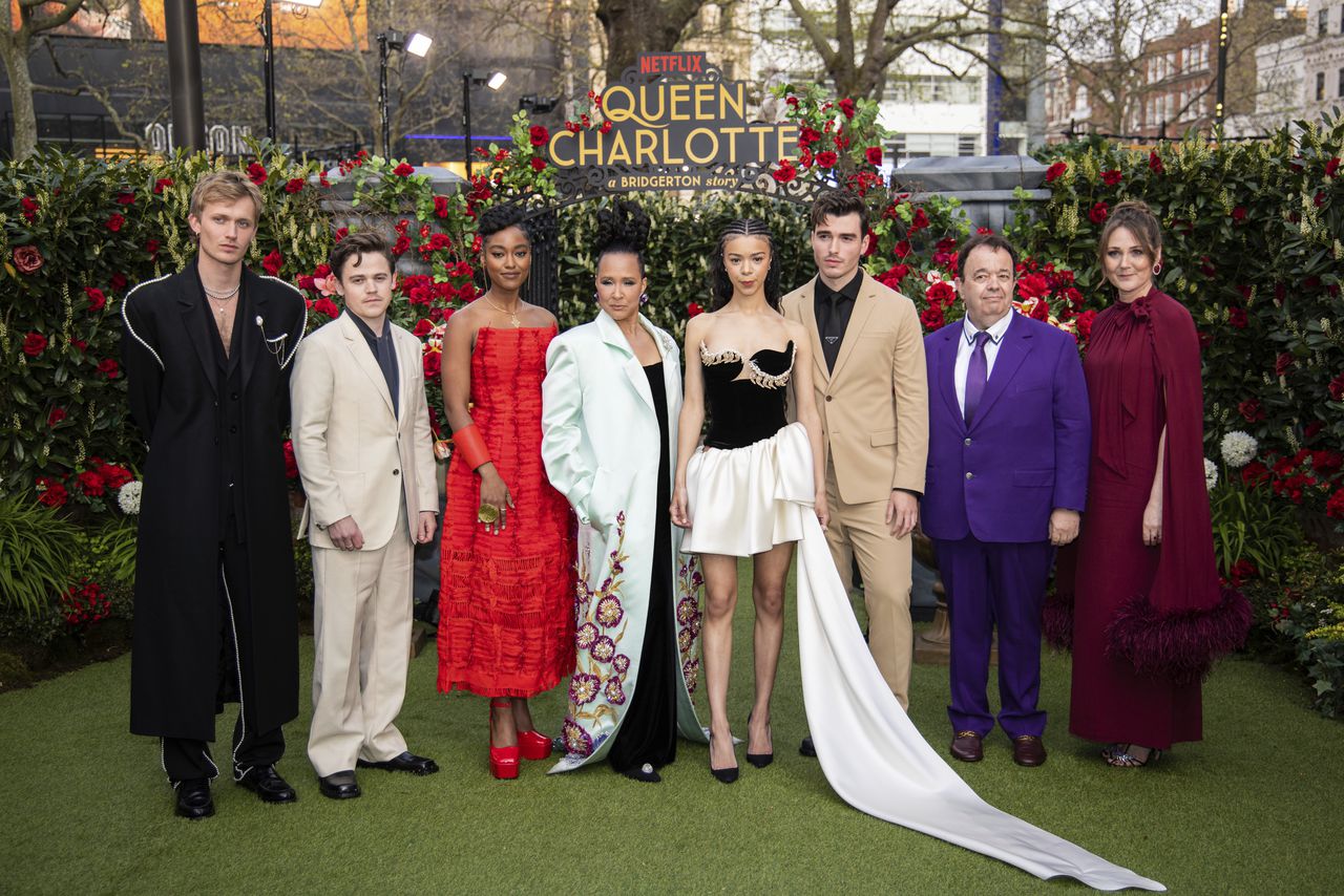 Freddie Dennis, Sam Clemmett, Arsema Thomas, Golda Rosheuvel, Tom Verica, Shonda Rhimes, India Ria Amarteifio, Corey Mylchreest, Ruth Gemmell, Hugh Sachs