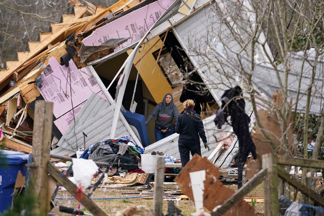 Tornado Damage Old Kinston and Marbury,AL