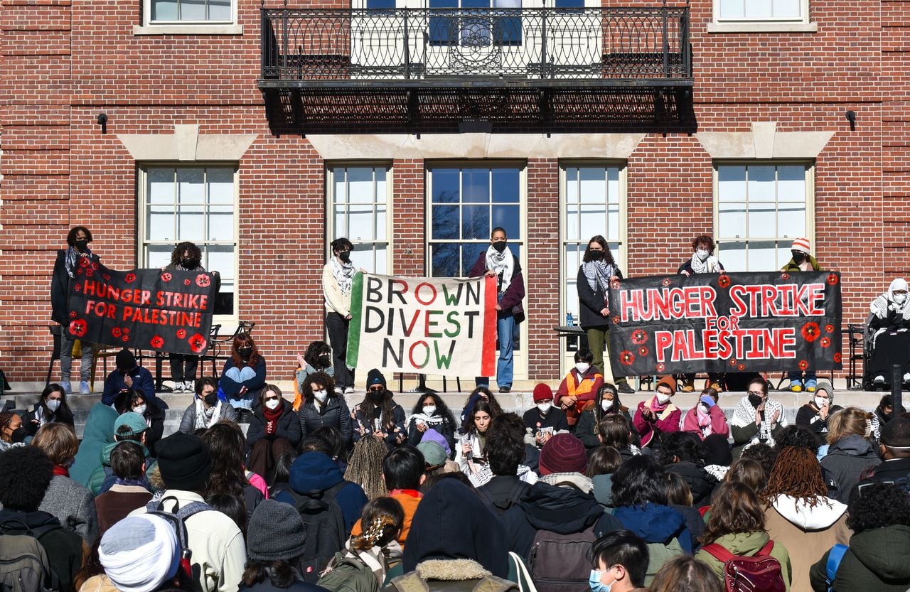 Brown students starved themselves for 8 days. This is how theyâre redefining Israel divestment in the age of Instagram activism