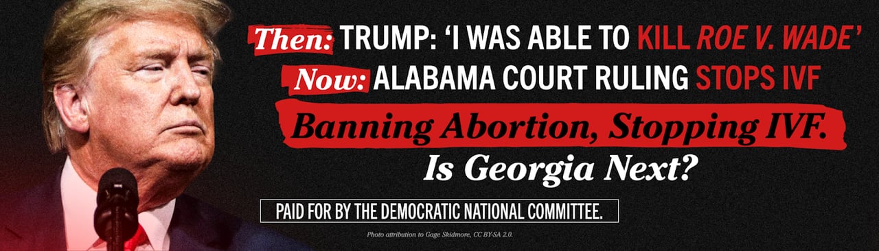 Democrats use Alabama IVF ruling in national billboard campaign to attack Trump