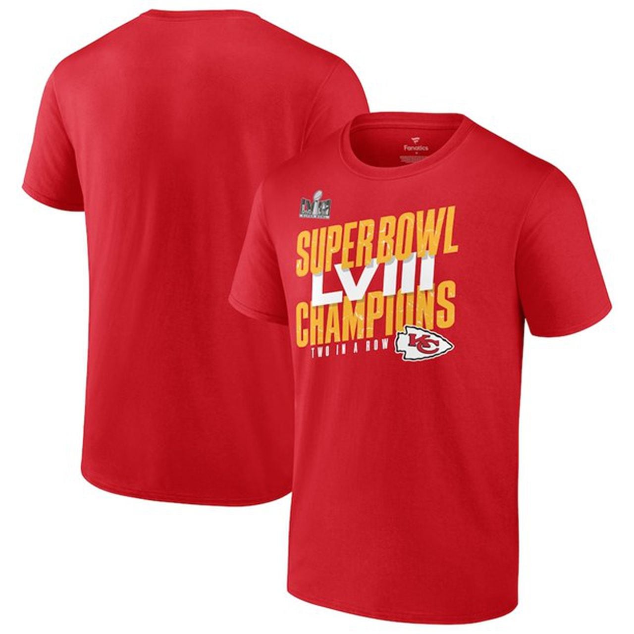 Kansas City Chiefs Fanatics Branded Super Bowl 58 Champions T-Shirt for $34.99 from Fanatics.