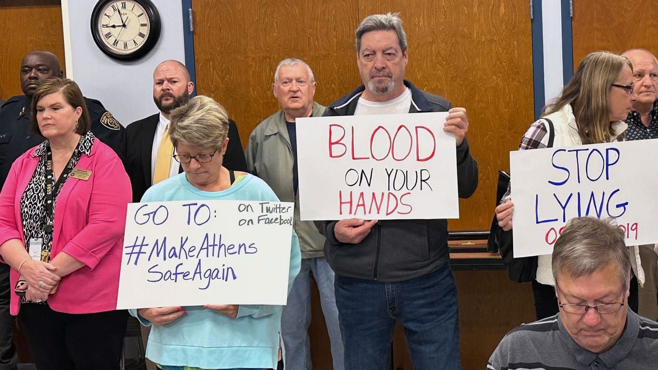 Laken Hope Riley’s murder: Georgia protesters disrupt press conference