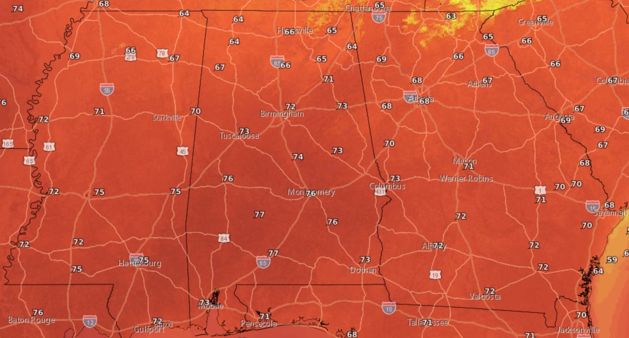 Spring is in the air for Alabama: How warm will it get?