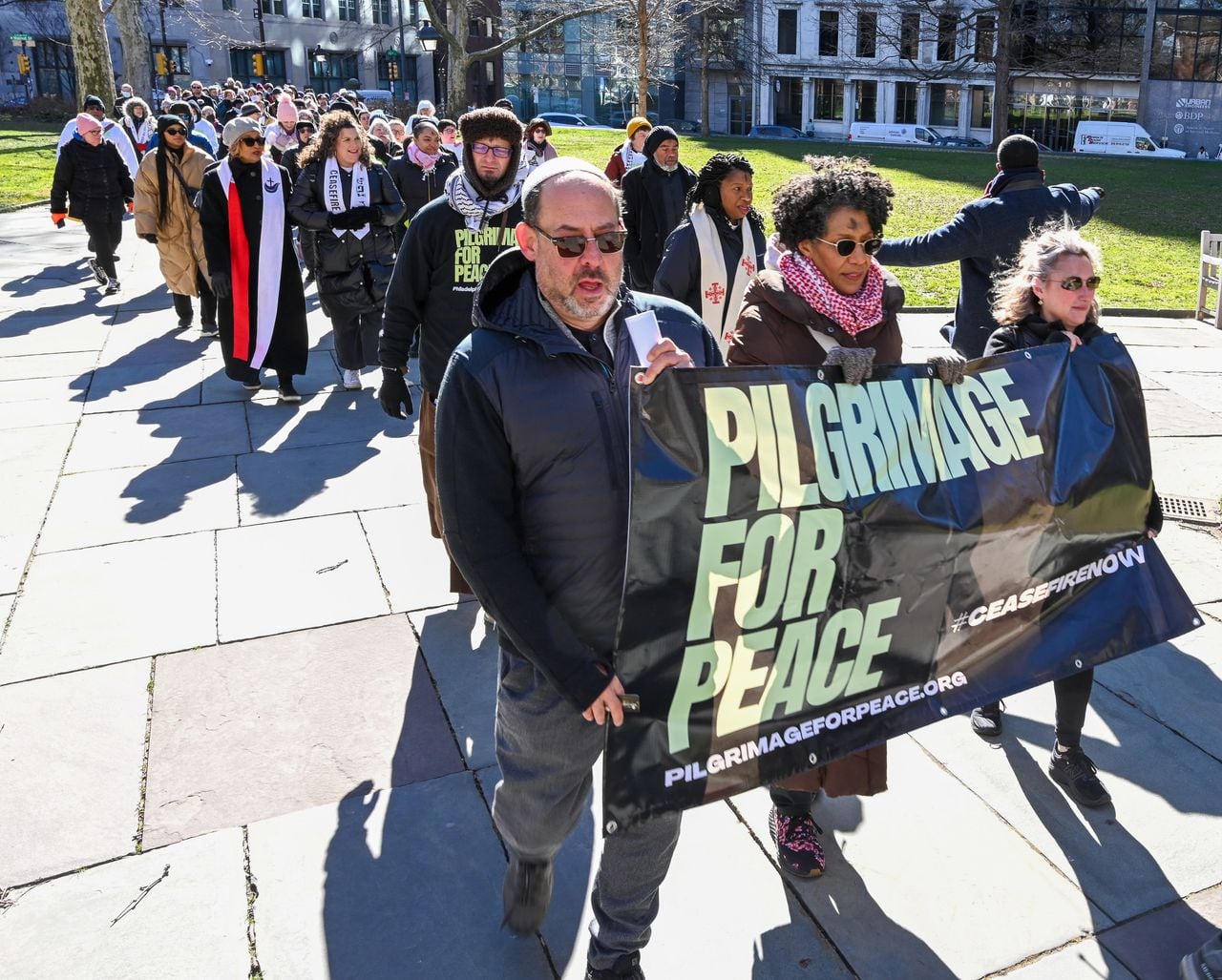 These faith leaders are walking 172 miles to call for a ceasefire in Gaza