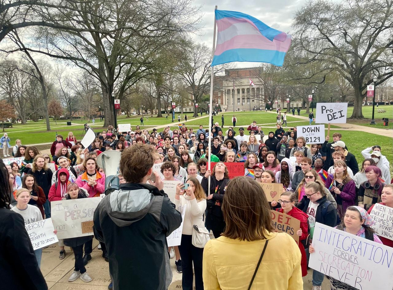 University of Alabama students, faculty protest anti-DEI bill: ‘Our home too’