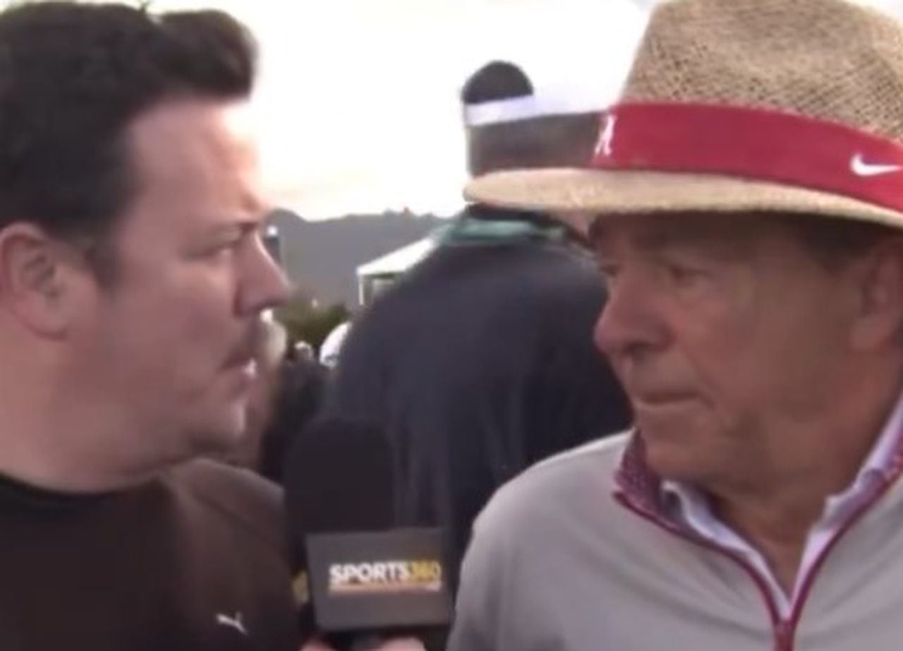 Watch Nick Saban interviewed about coaching Arizona State, ducking Pac-12