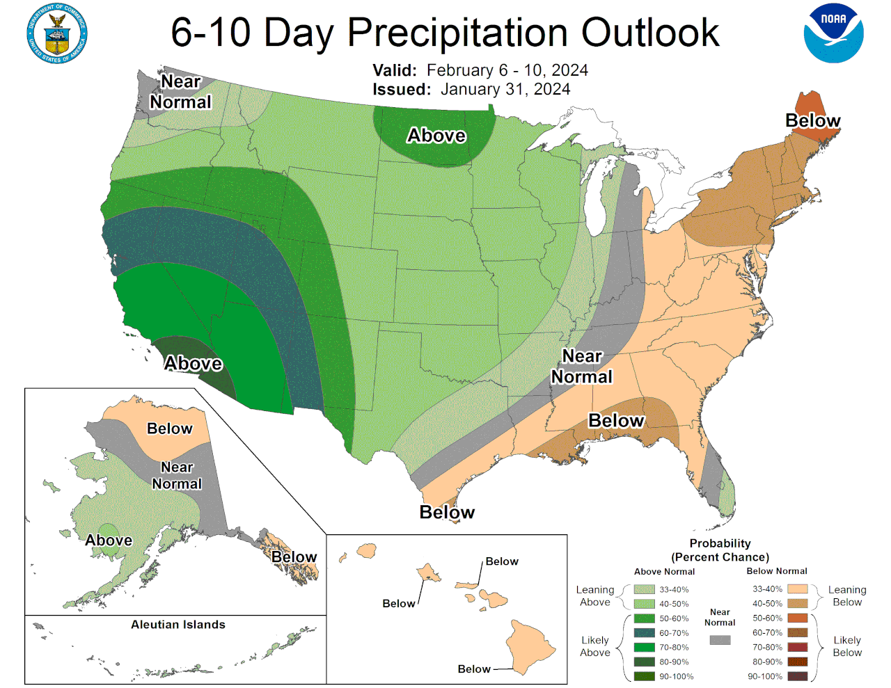 6-10 day precipitation outlook