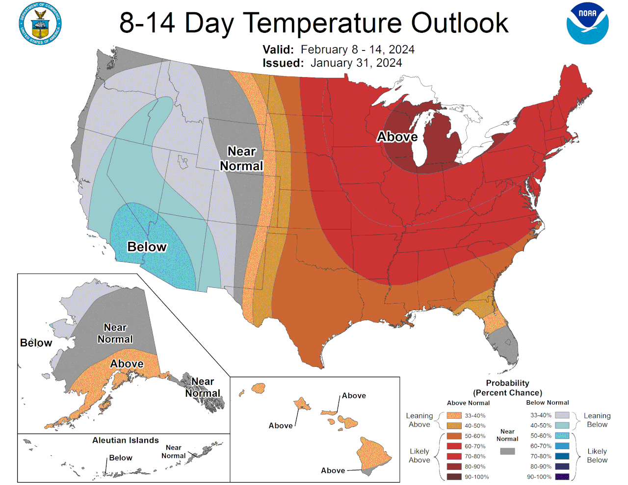 8-14 day temperature outlook