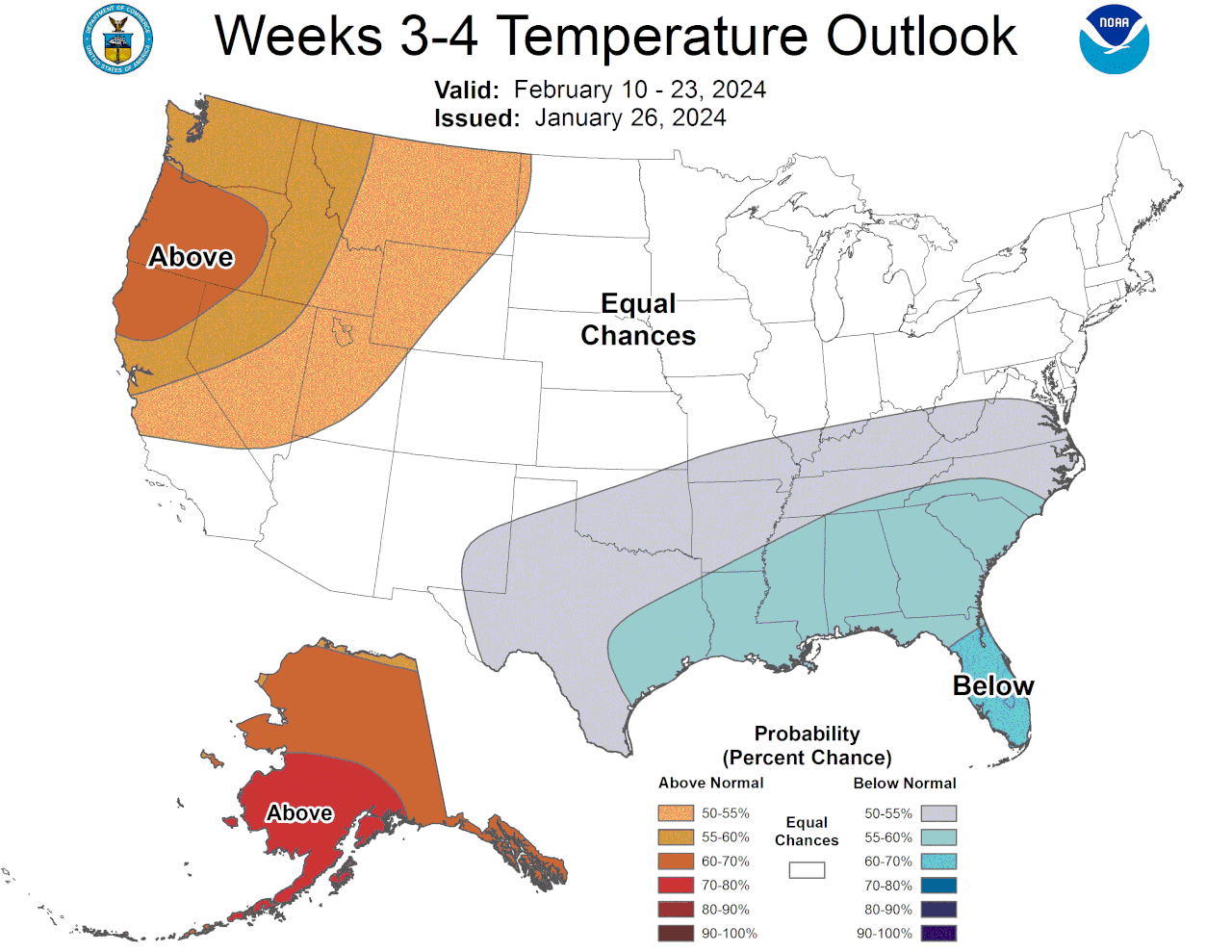 Week 3-4 temperature outlook