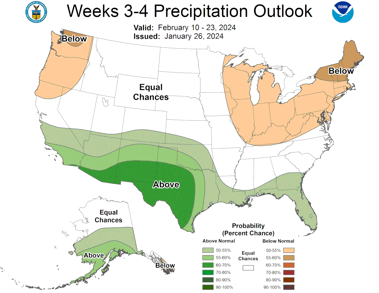 Week 3-4 precipitation outlook