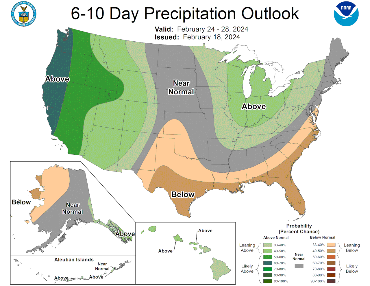 6-10-day precipitation outlook