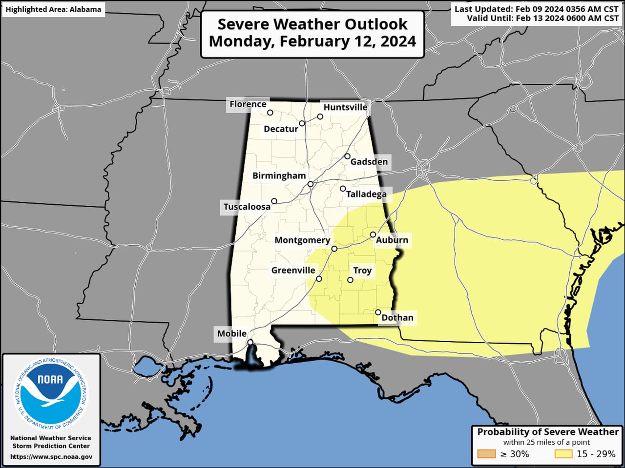 Monday severe outlook