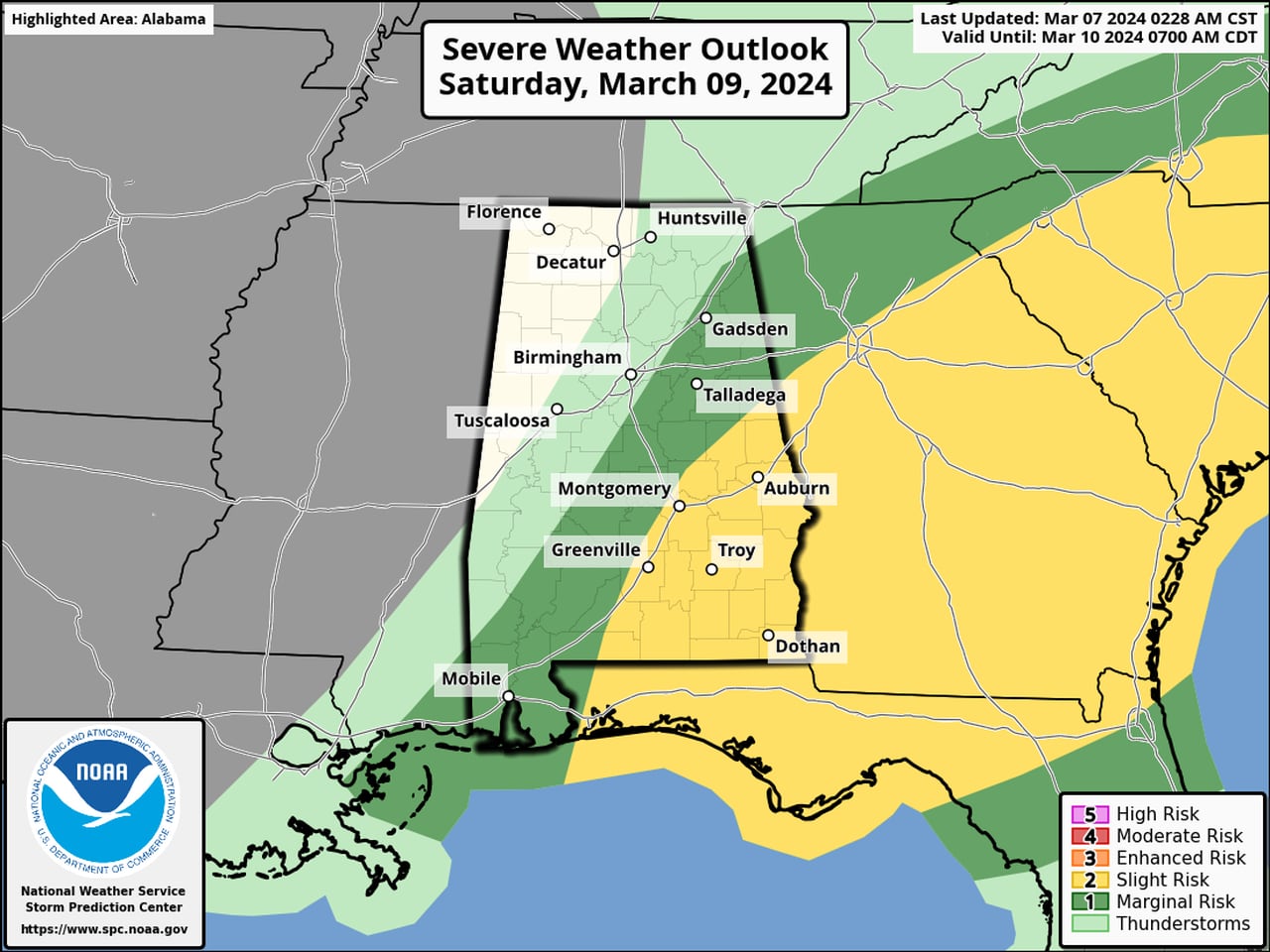 Saturday severe outlook