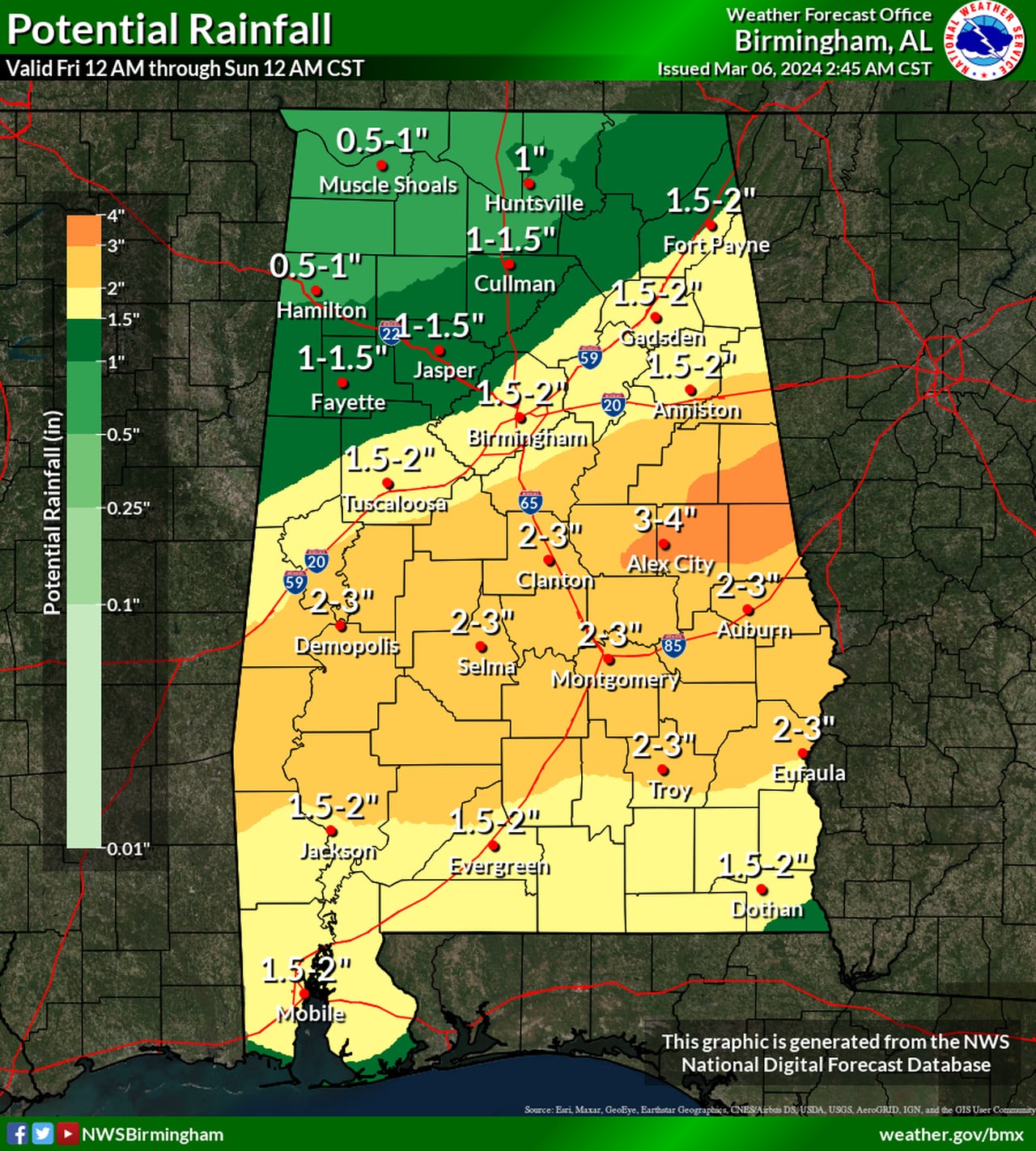 Rainfall outlook